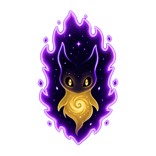 The purple and gold Mythical Void creature mark